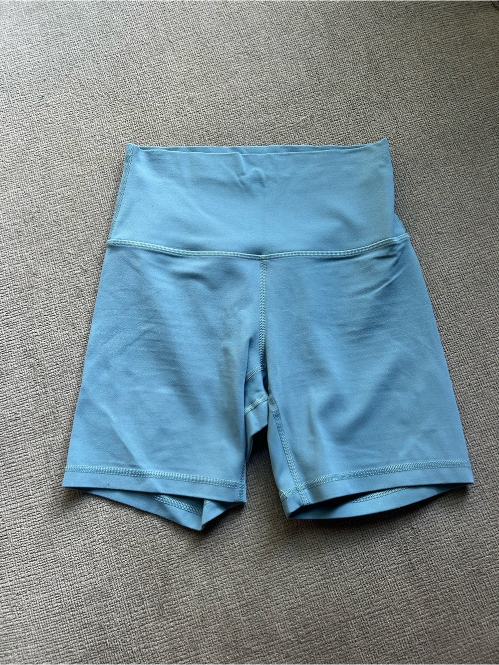 Lululemon Light Blue Active Shorts
